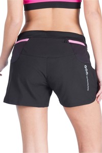 Neak Peak pantalón running mujer R-SALMIE BLACK/LIBERTY/AZA vista trasera