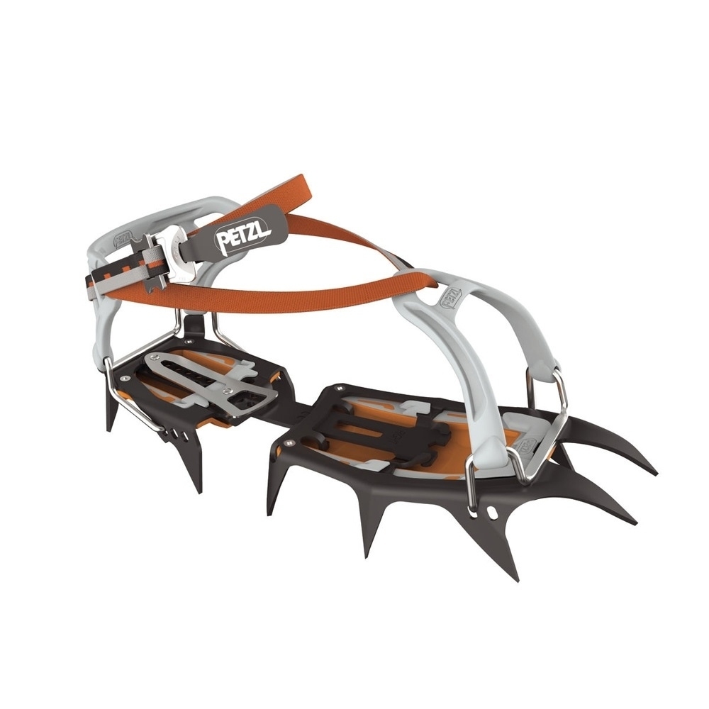 Moser crampones VASAK FLEXLOCK crampn + Antisnow CE vista frontal