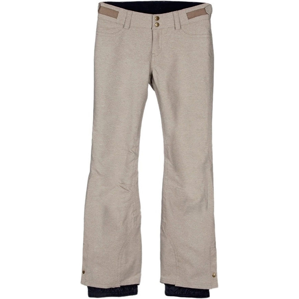 O'Neill pantalones esquí mujer FRIDAYS N PANT FUNGY BEIGE vista frontal