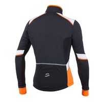 Spiuk cortavientos ciclismo hombre CHAQUETA TEAM HOMBRE 2016 NEGRO/NARANJA AV/BLANCO 04