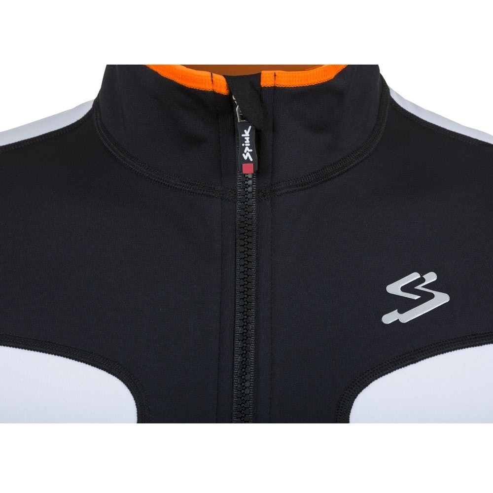 Spiuk cortavientos ciclismo hombre CHAQUETA TEAM HOMBRE 2016 NEGRO/NARANJA AV/BLANCO 06