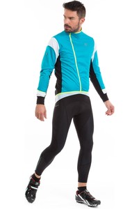 Spiuk cortavientos ciclismo hombre CHAQUETA RACE HOMBRE 2015 AZUL/BLANCO/AMARILLO AV vista detalle