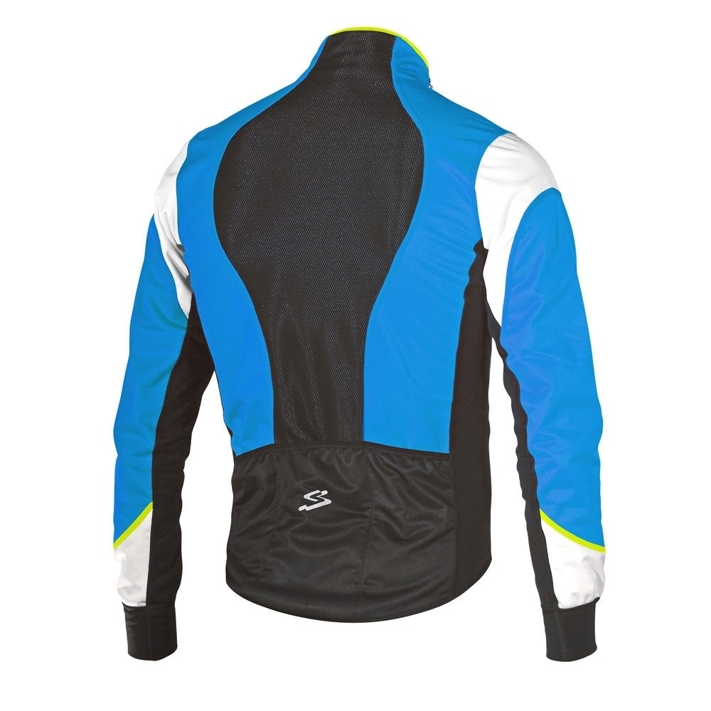 Spiuk cortavientos ciclismo hombre CHAQUETA RACE HOMBRE 2015 AZUL/BLANCO/AMARILLO AV 04