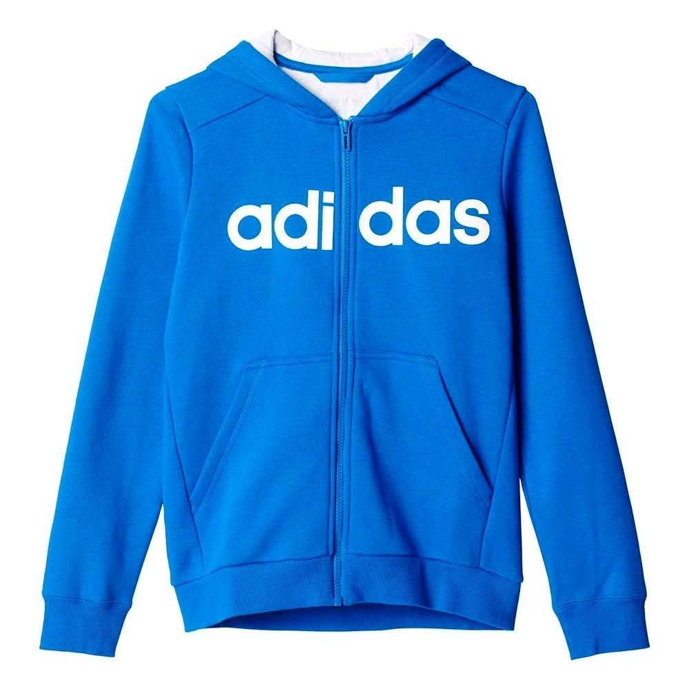 adidas sudadera niño YB ESS LIN FZBR vista frontal