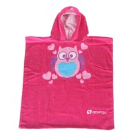 Seafor toalla poncho infantil OWL vista frontal