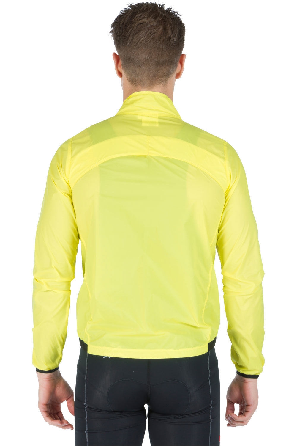 Spiuk chaqueta impermeable ciclismo hombre PARAVIENTOS ANATOMIC HOMBRE vista trasera