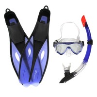 Seafor kit gafastubo y aletas snorkel FREERIDE AZ vista frontal