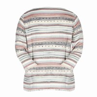 Esprit camisa manga larga mujer striped viscose vista trasera