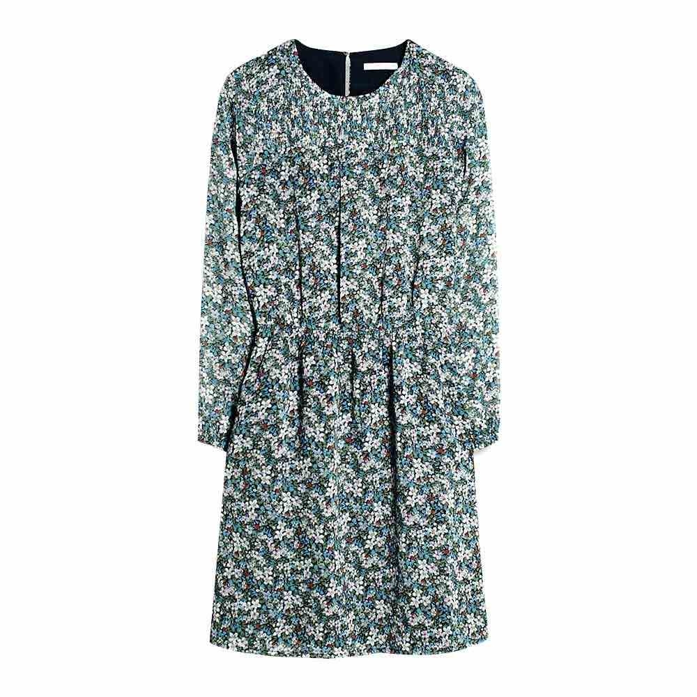 Esprit vestidos mujer EDC_yoke smock dres vista frontal