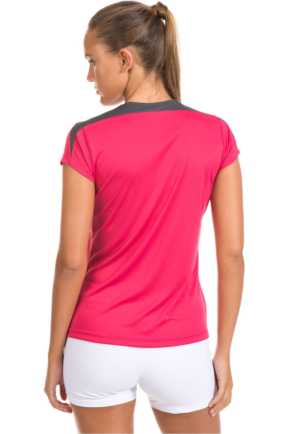 Joma camiseta tenis manga corta mujer CMTA. SPIKE SRA M/C vista trasera