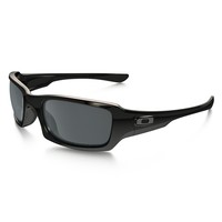 Oakley gafas deportivas FIVES SQUARED POLISHED BLACK GREY vista frontal