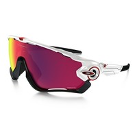 Oakley gafas ciclismo JAWBREAKER POLIS WHT PRIZM ROAD vista frontal