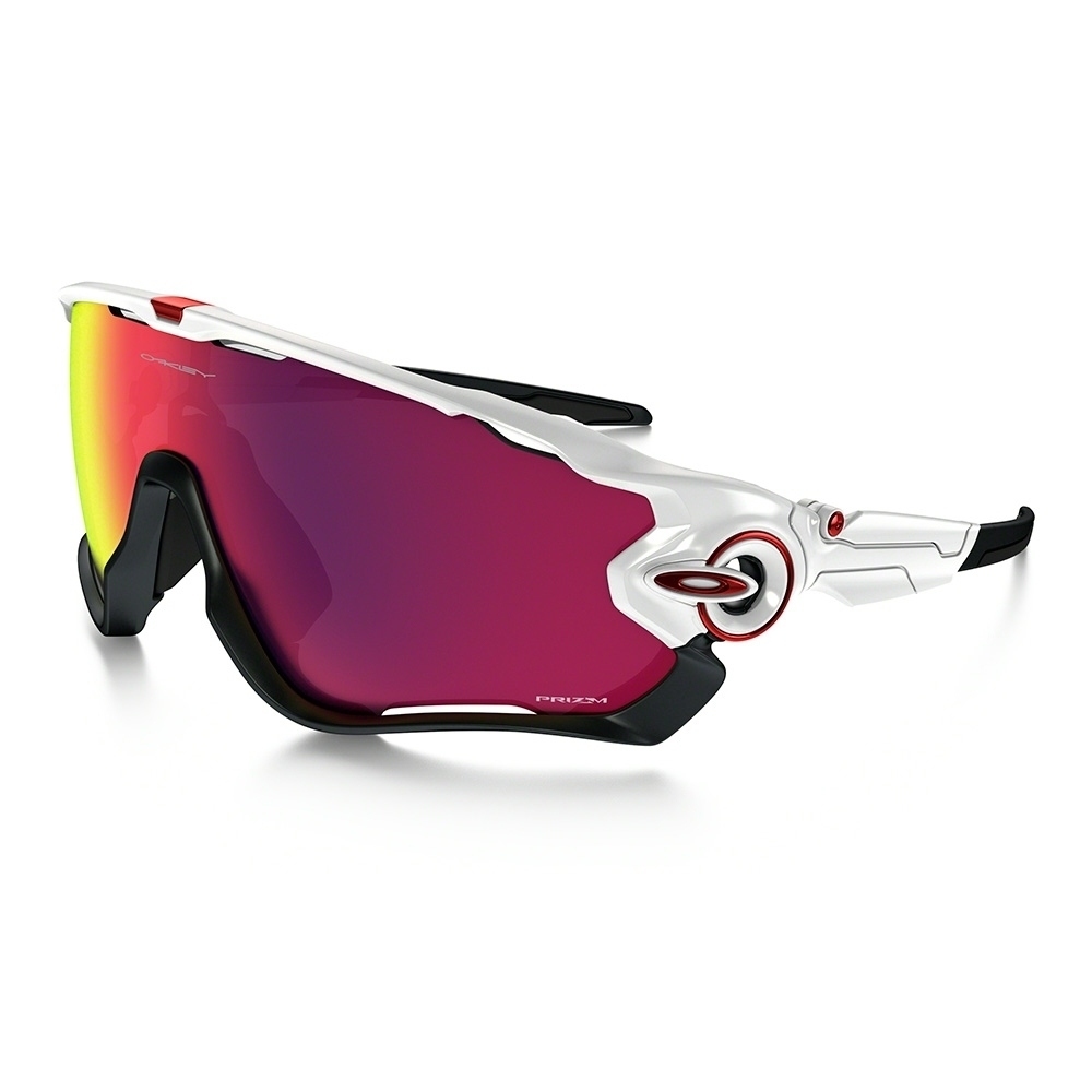 Oakley gafas ciclismo JAWBREAKER POLIS WHT PRIZM ROAD vista frontal