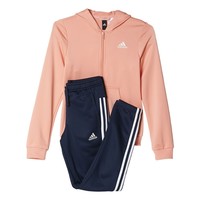 adidas chándal niña YG HOOD PES TS vista frontal