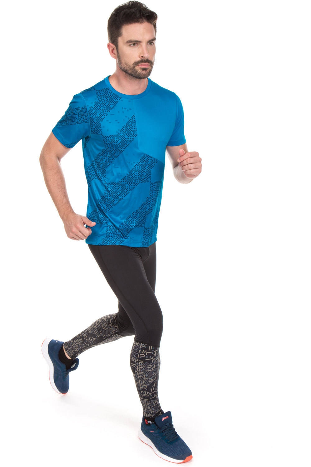 Asics malla larga running hombre RACE TIGHT vista detalle