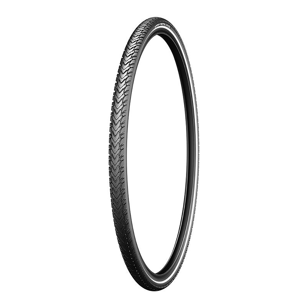 Cubierta de carretera Michelin 700x35c protek cross-flanco reflectante