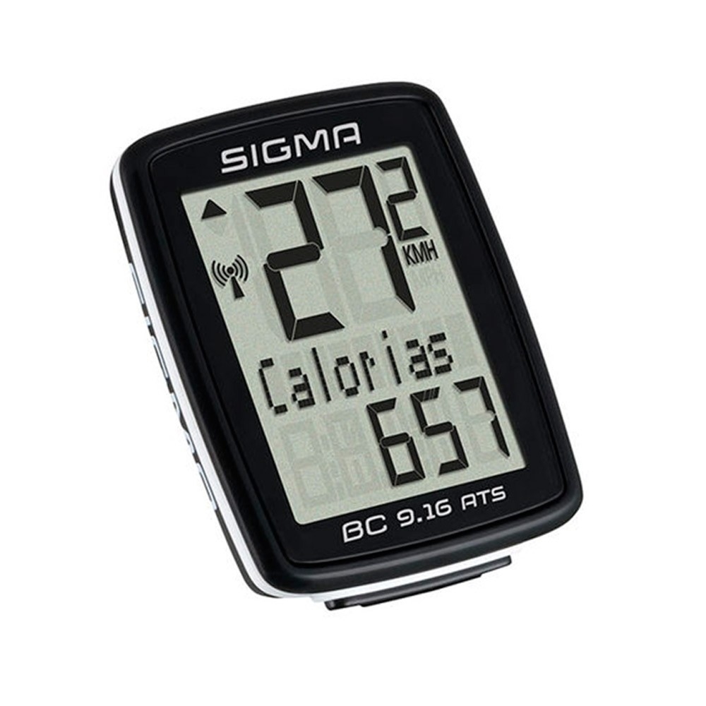 Sigma cuentakilómetros bicicleta BC 9.16 ATS vista frontal