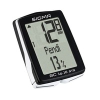 Sigma cuentakilómetros bicicleta BC 14.16 STS CADENCIA + ALTITUD vista frontal