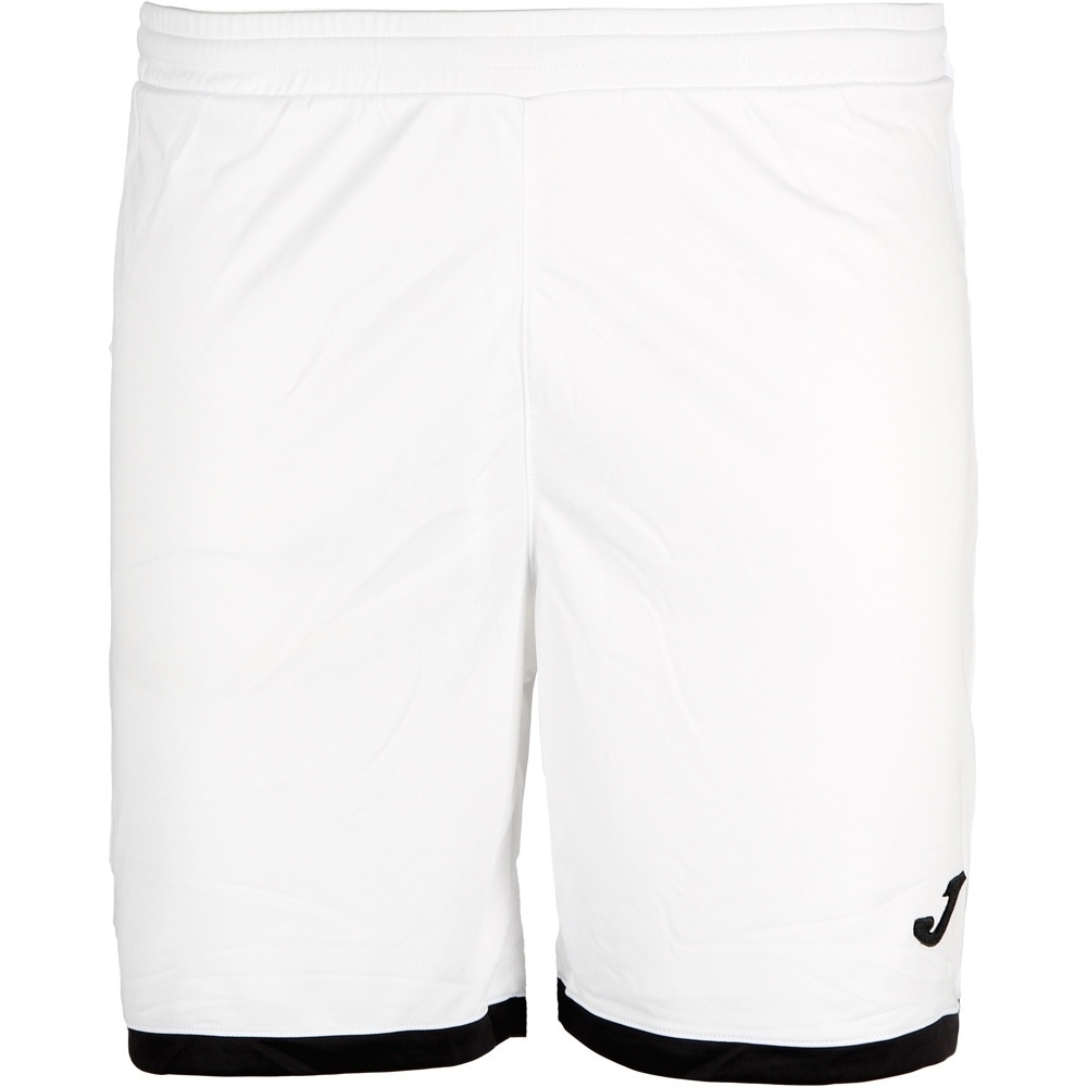 Joma pantalones cortos futbol niño SHORT TOLEDO BLNE vista frontal