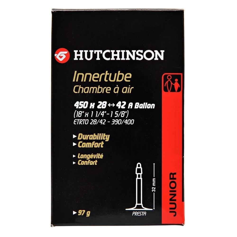 Hutchinson 450x28-42presta cámara rueda bicicleta infantil