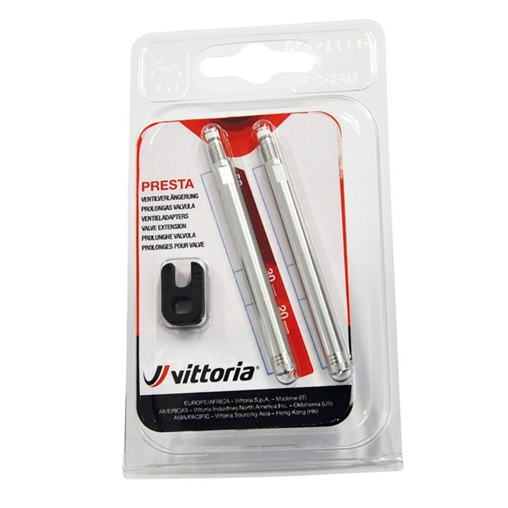 Blister 2 piezas alargador valvula 30 mm tubular carretera (UNICA)