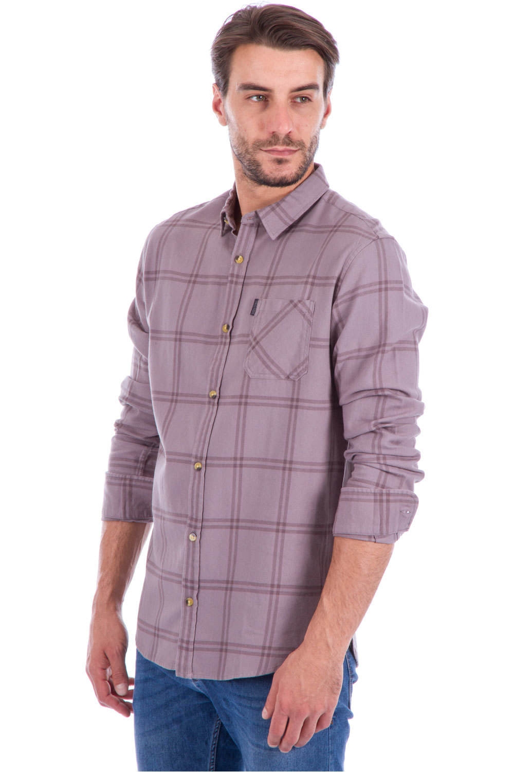 Rip Curl camisa manga larga hombre CHECK SHIRT vista frontal