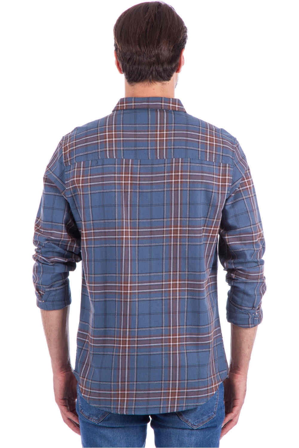 Rip Curl camisa manga larga hombre FADED CHECK SHIRT vista trasera