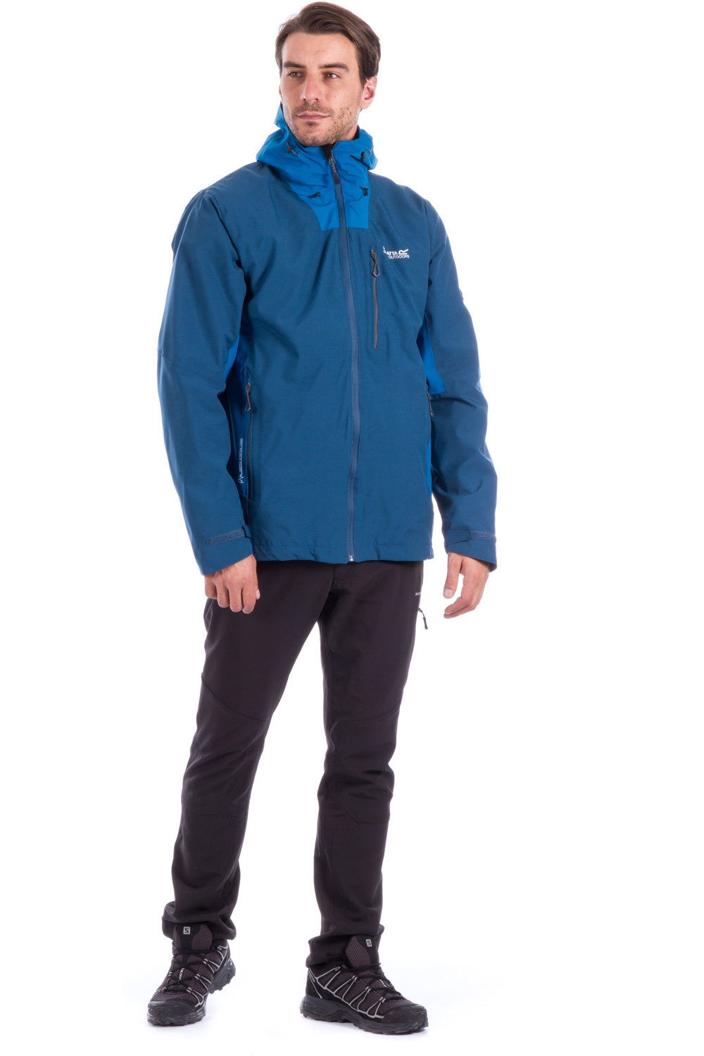 Regatta chaqueta impermeable insulada hombre Wentwood II AZ vista detalle