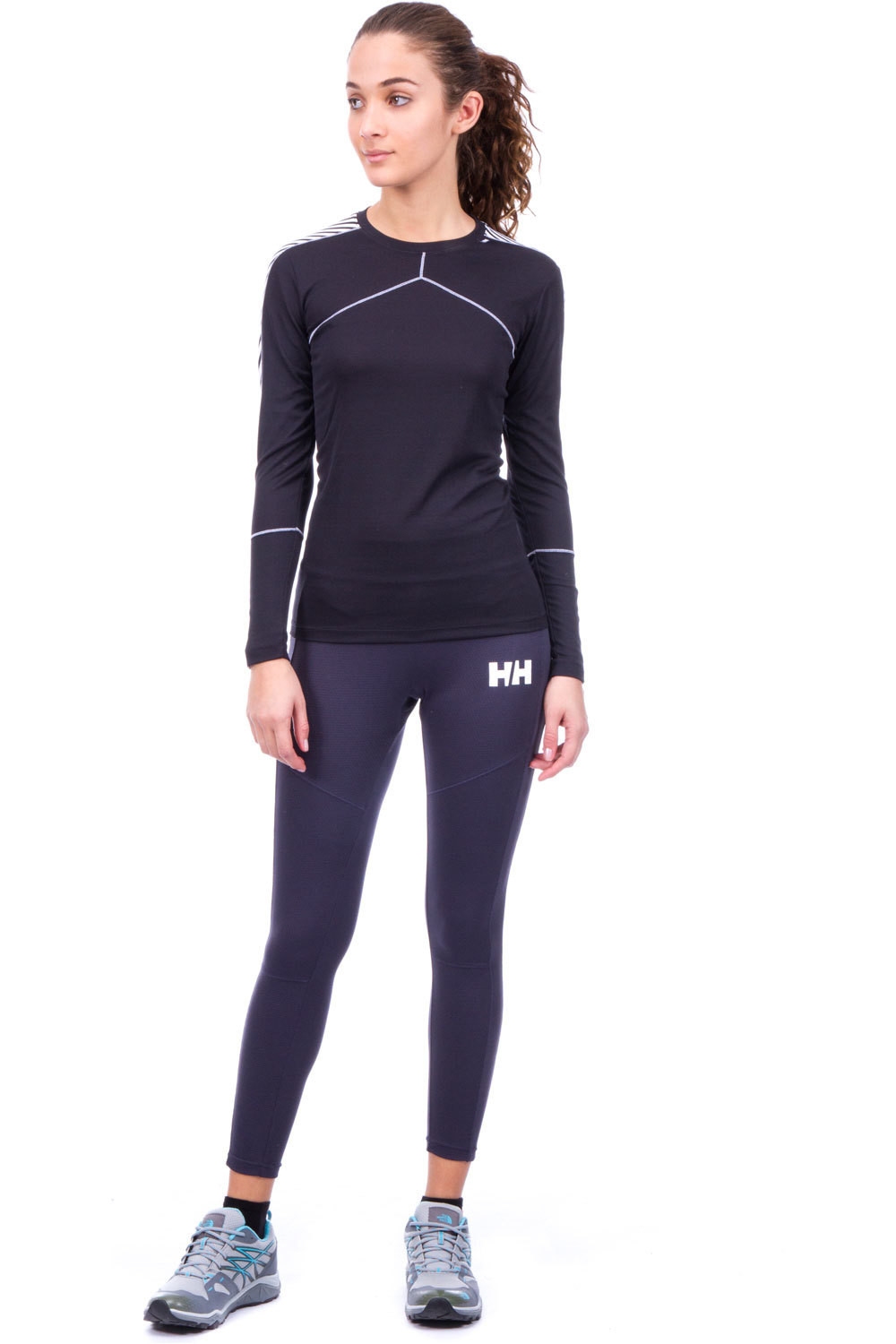 Helly Hansen camiseta térmica manga larga mujer W HH LIFA CREW vista detalle