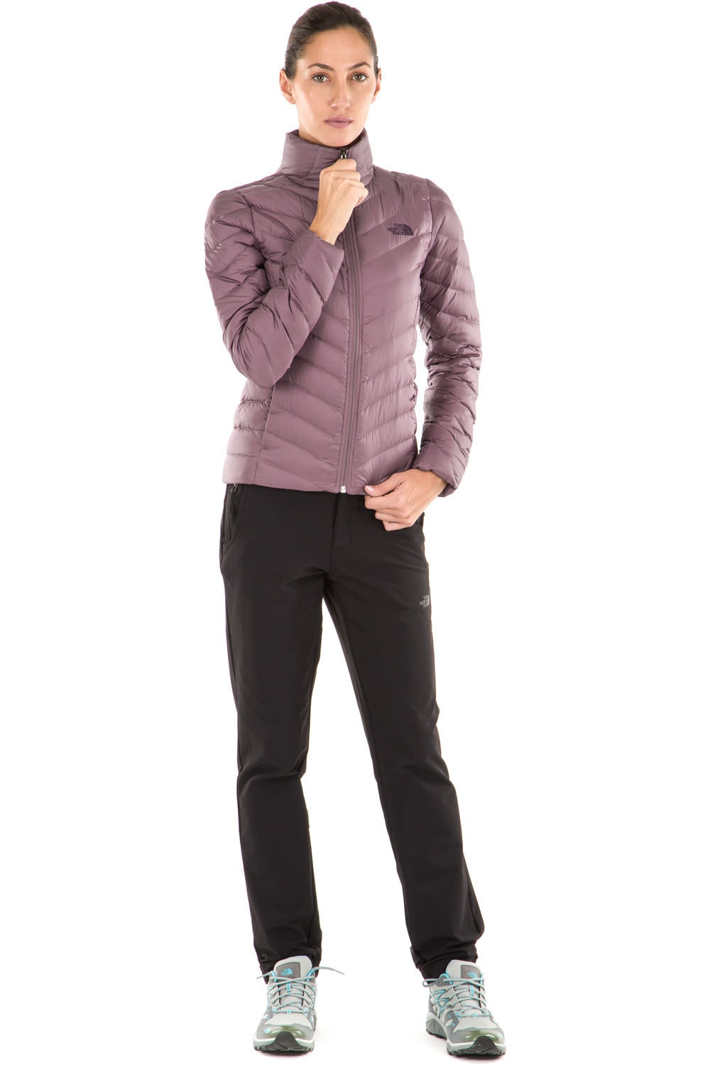 The North Face chaqueta outdoor mujer W TREVAIL JKT 700 vista detalle The North Face chaqueta outdoor mujer W TREVAIL JKT 700 vista detalle