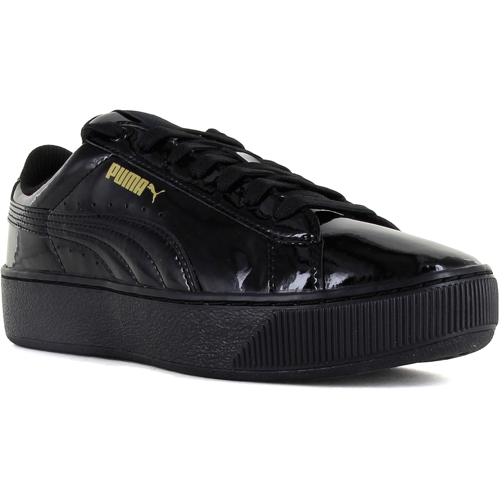 Puma zapatilla moda mujer Puma Vikky Platform Patent vista superior