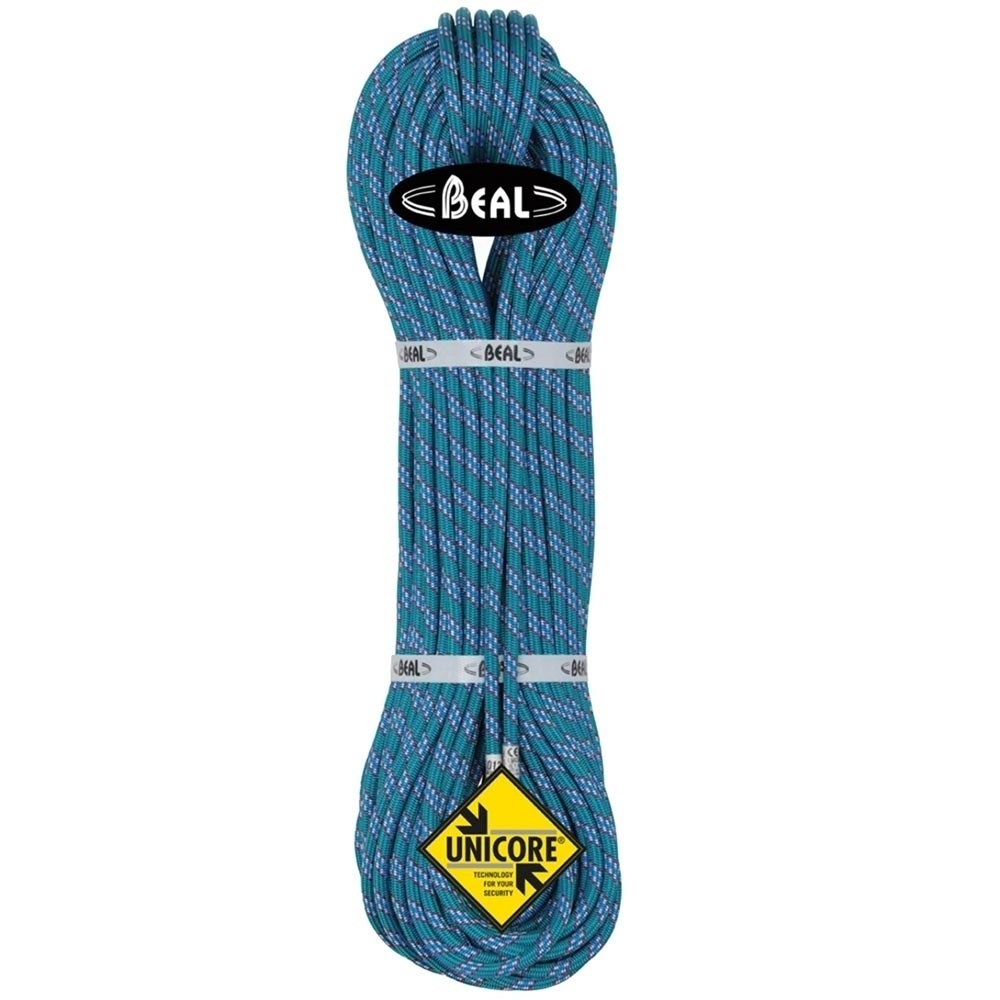 Beal cuerda escalada ICE LINE GDRY UNICORE vista frontal