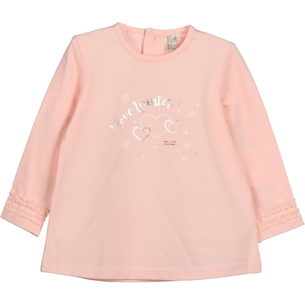 Losan camiseta bebé camiseta babypink vista frontal