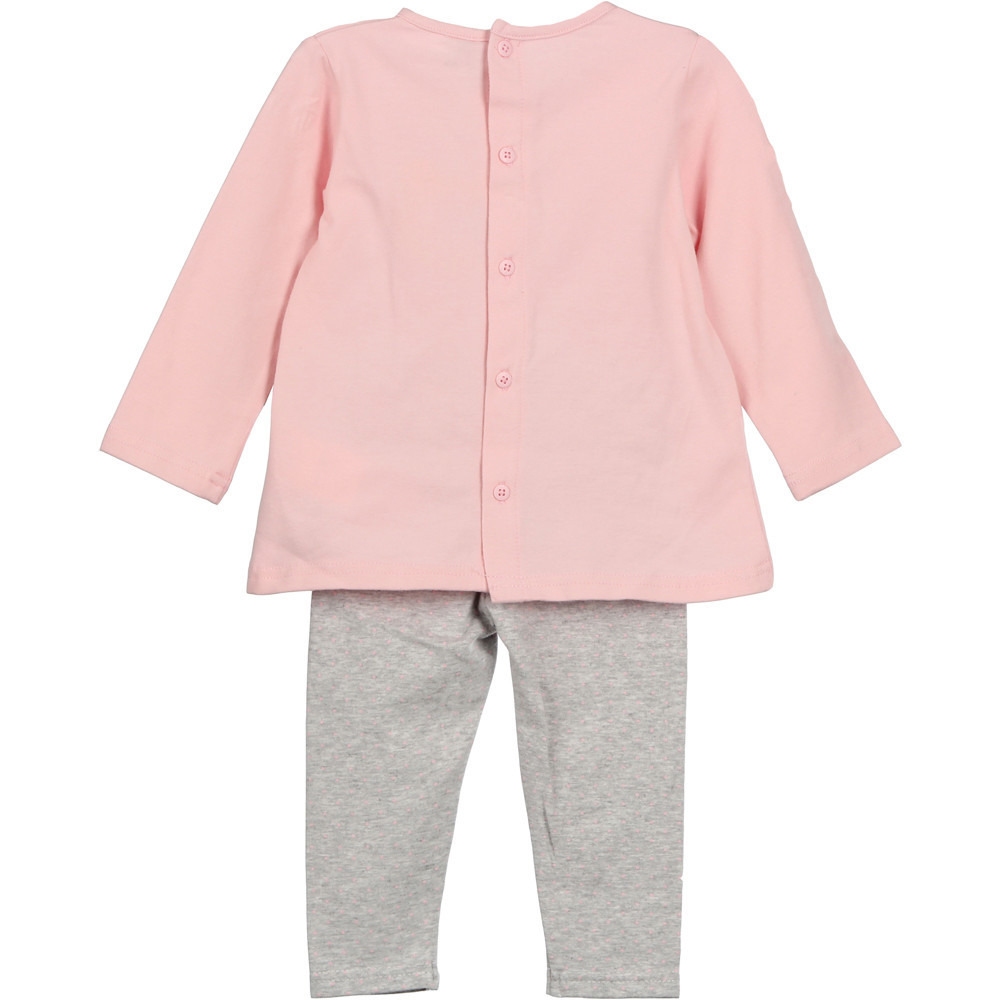 Losan conjunto bebé conjunto babypink vista trasera