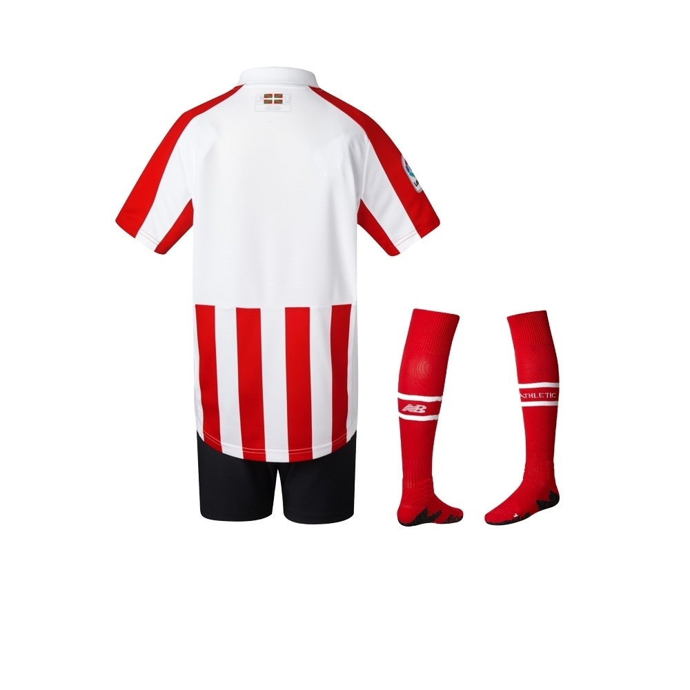 New Balance equipación fútbol niño ATH.BILBAO 18 H JR KIT vista trasera