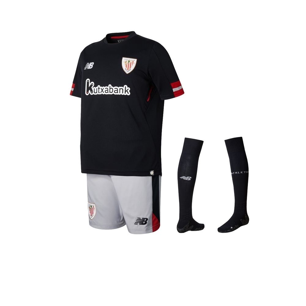 New Balance equipación fútbol niño ATH.BILBAO 18 3 JR KIT vista frontal