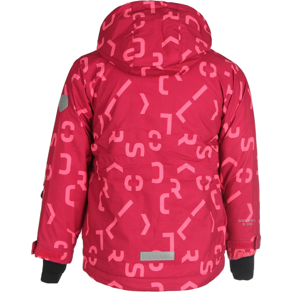 Color Kids chaqueta esquí infantil KERTO PADDED PNK vista trasera