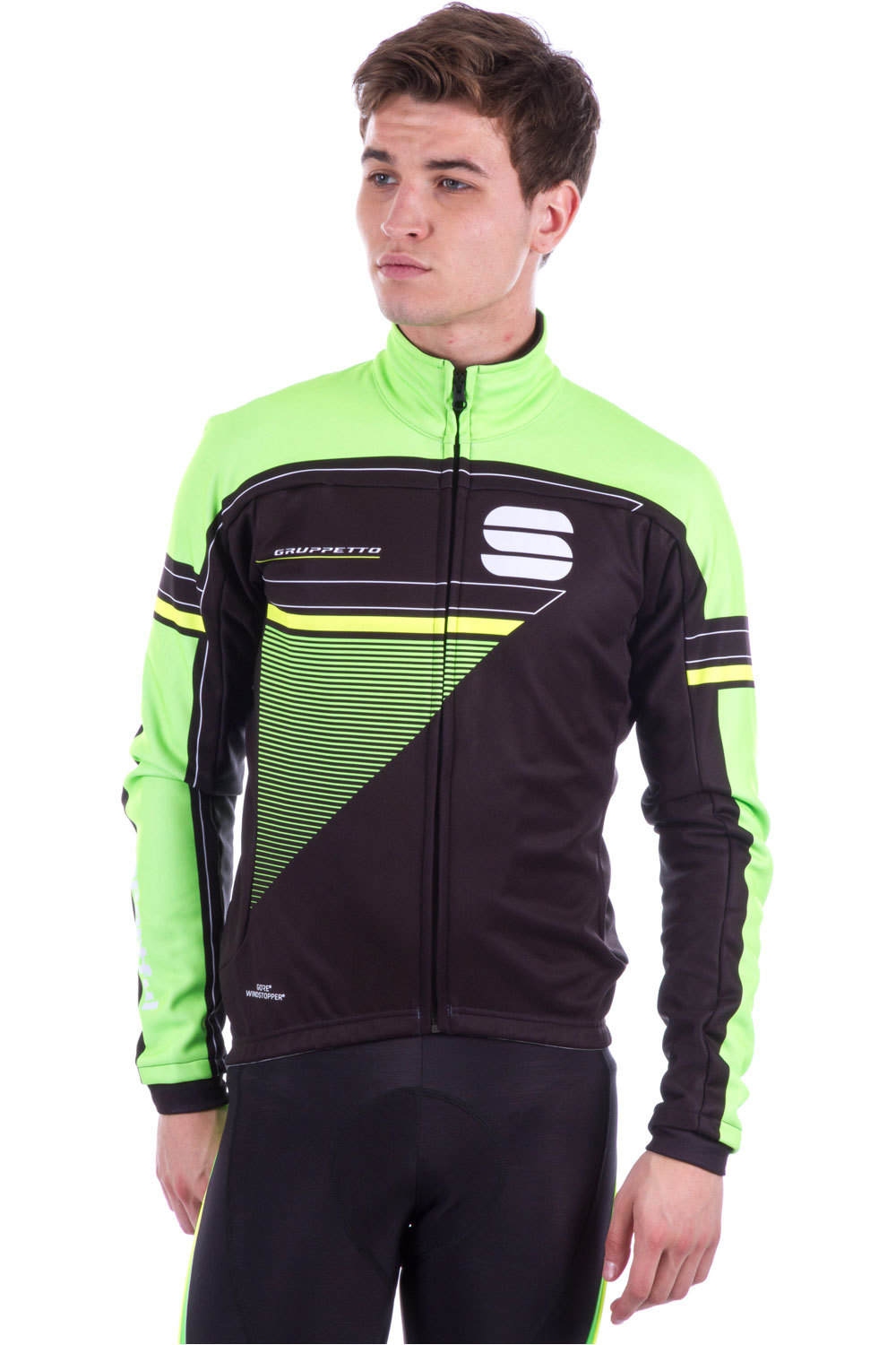 Sportful cortavientos ciclismo hombre GRUPPETTO PARTIAL WS JACKET vista frontal