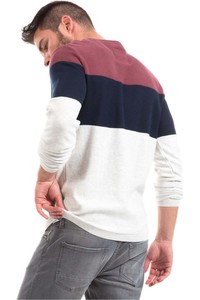 Esprit jersey hombre EDC_STUC BLOCK CNK vista trasera