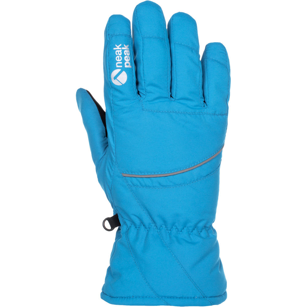 Neak Peak guantes esquí infantiles IDAN III JSF BLU vista frontal