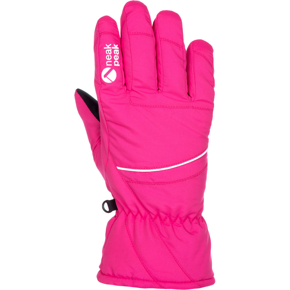 Neak Peak guantes esquí infantiles IDAN III JSF PNK vista frontal