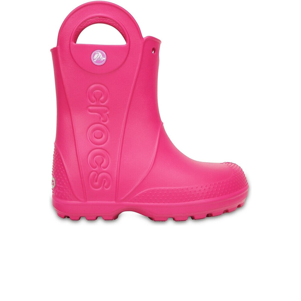 Crocs bota agua niño Handle It Rain Boot Kids lateral exterior