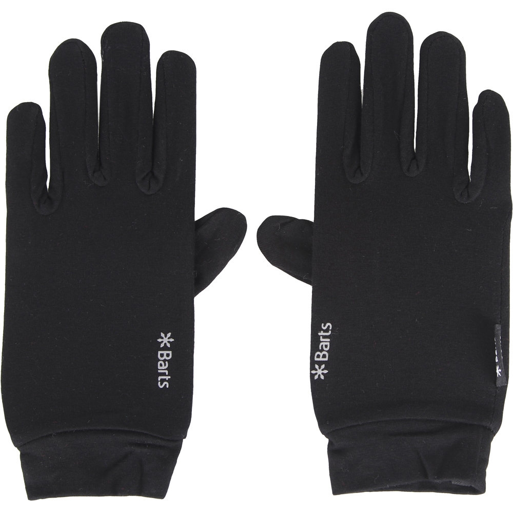 Barts guante moda hombre LINER GLOVES BLACK vista frontal