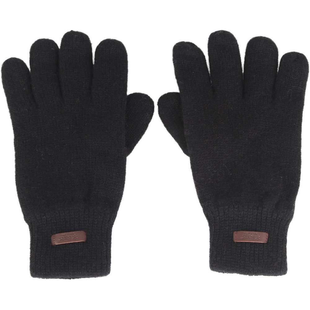 Barts guante moda hombre HAAKON GLOVES BLACK vista frontal