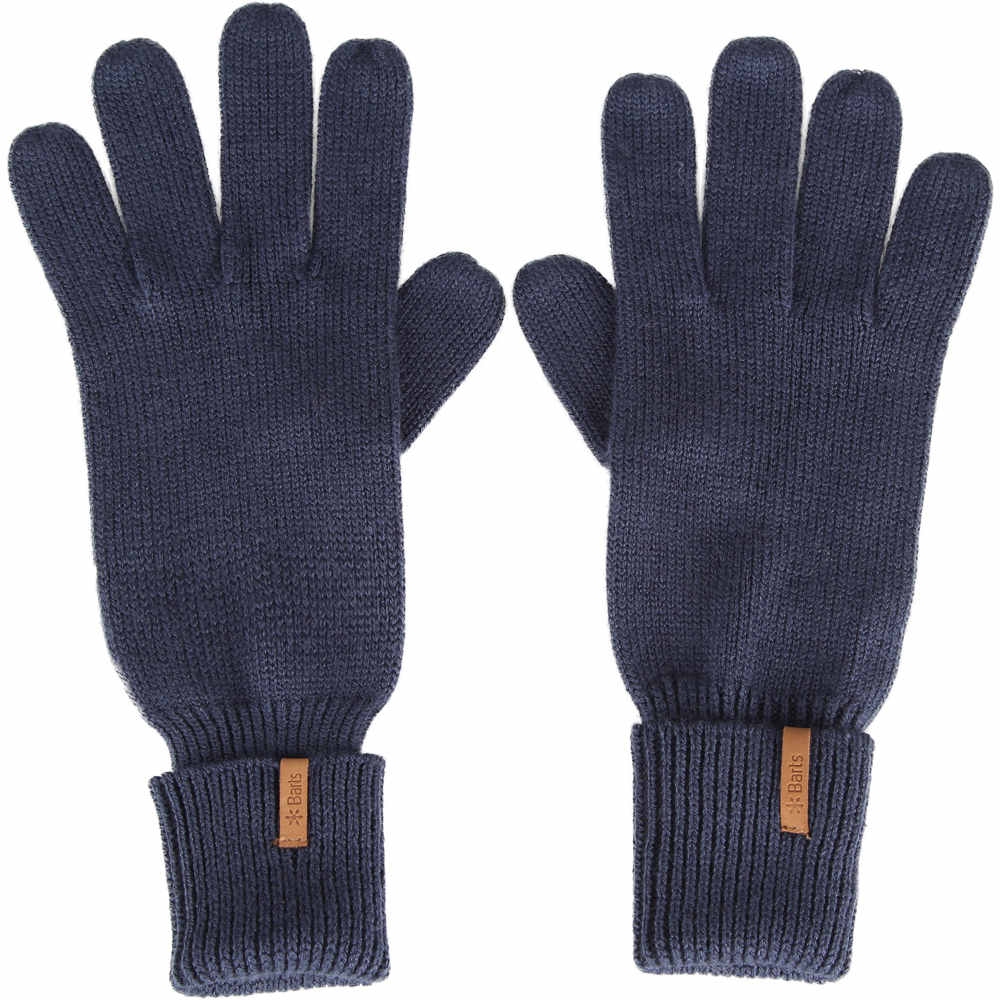 Barts guante moda hombre FINE KNITTED GLOVES W NAVY vista frontal