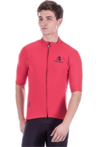 Etxeondo cortavientos ciclismo hombre MAILLOT M/C WS TEAM EDITION ROJO vista frontal