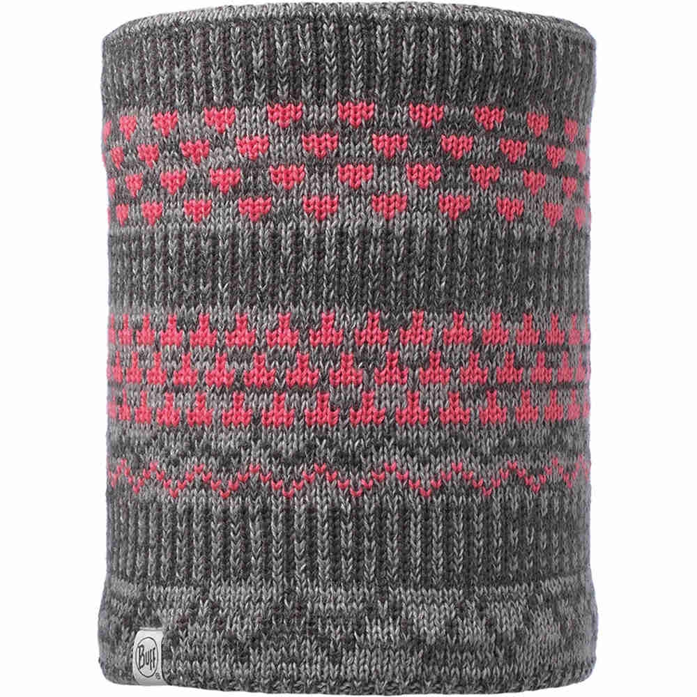 Buff tubular infantil KNITTED POLAR FLEECE NECKWARMER SHILA GREY vista frontal