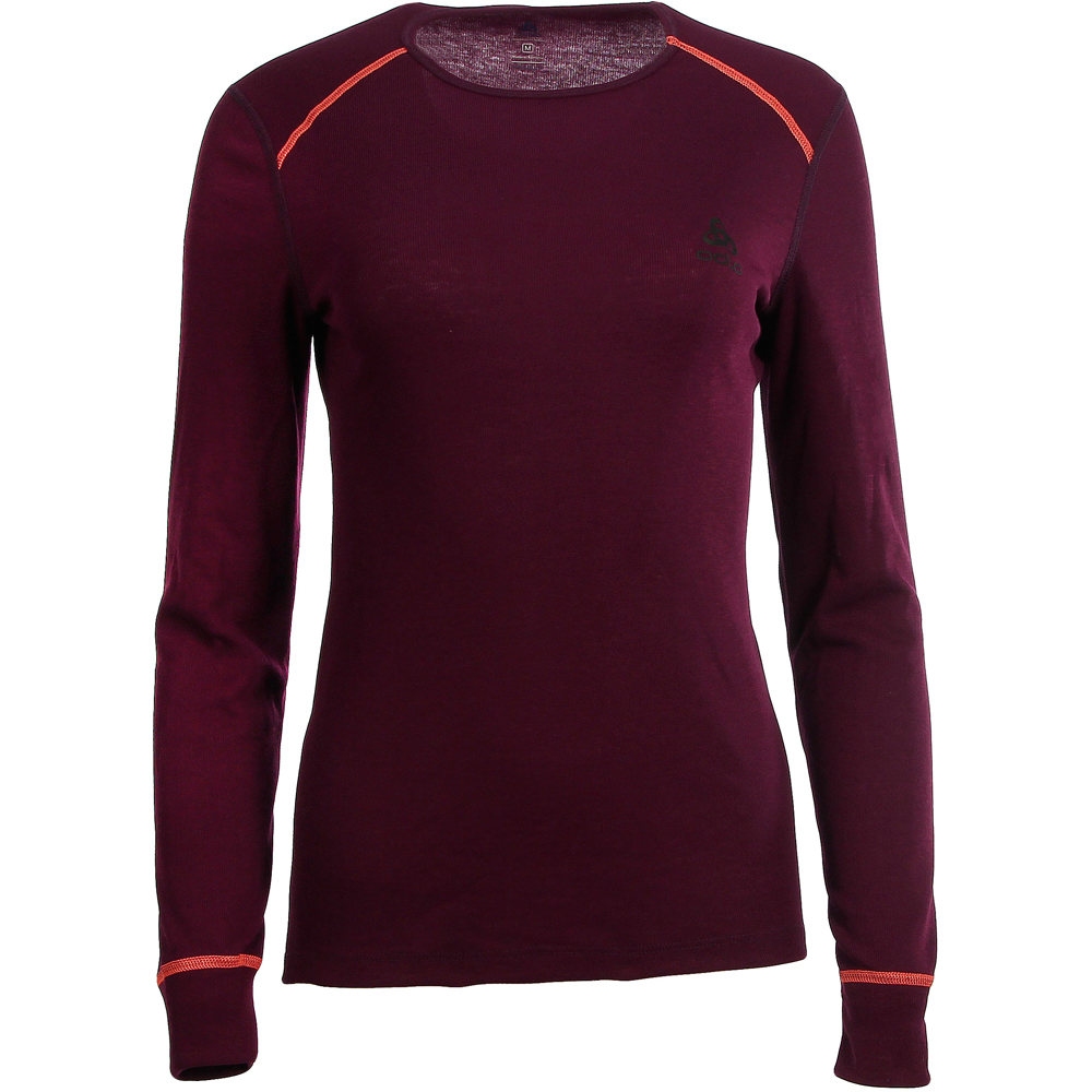 Odlo camiseta térmica manga larga mujer Shirt l/s crew neck WARM 03