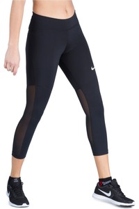 Nike mallas piratas fitness mujer W NK FLY VCTRY CROP vista frontal