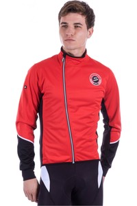 Spiuk cortavientos ciclismo hombre CHAQUETA RACE HOMBRE 2016 ROJO vista frontal